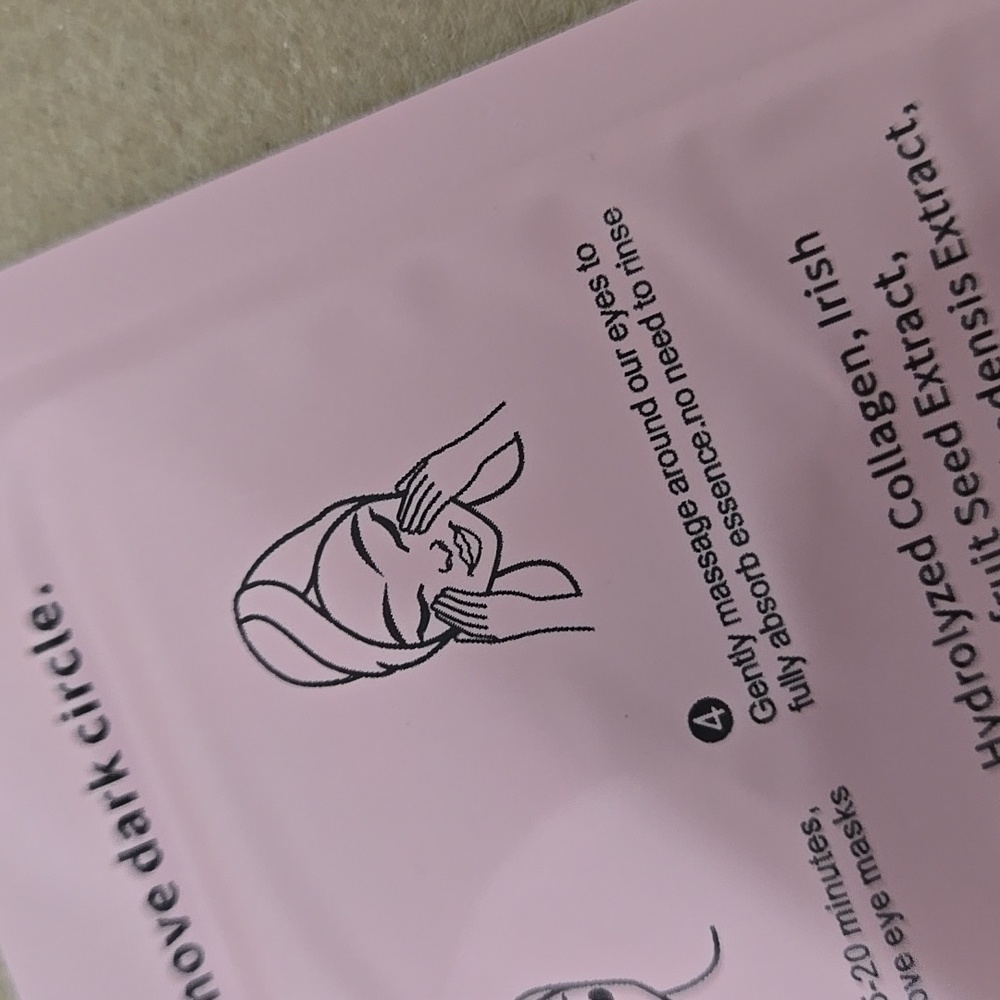 Eye Mask Rose 1 Pair New Unisex Beauty Women Men Gift Career Moisture - Picture 9 of 16